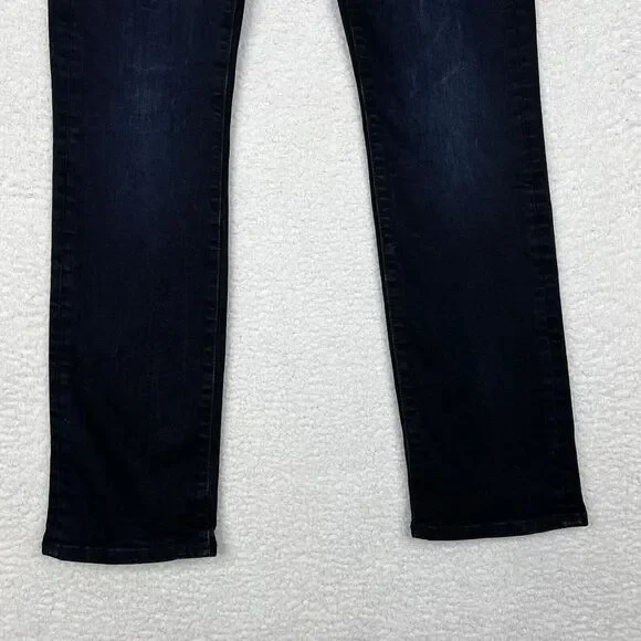 G Star Raw Jeans‎ Womens 28x30 Dark Blue Wash Midge Saddle Mid Straight Denim - Picture 4 of 16